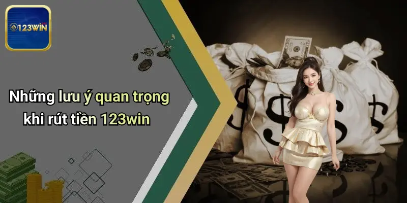 Những lưu ý quan trọng khi rút tiền 123win